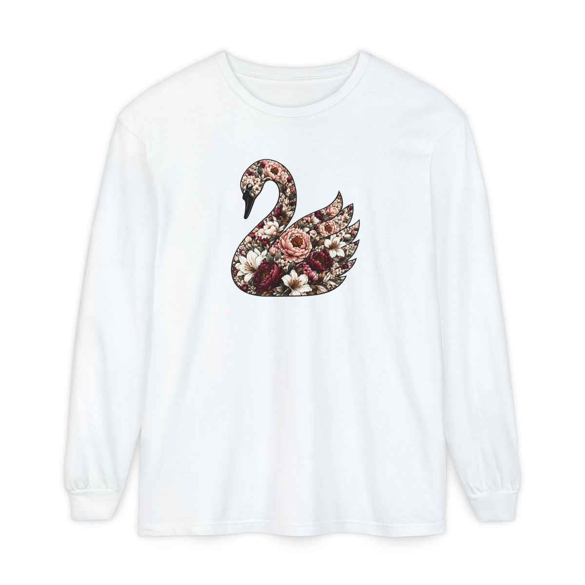 Peony and Plumage Long Sleeve T-Shirt