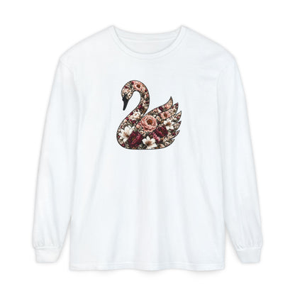 Peony and Plumage Long Sleeve T-Shirt