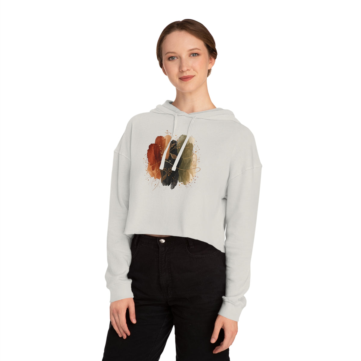 Art of Becoming Cropped Hooded Sweatshirt