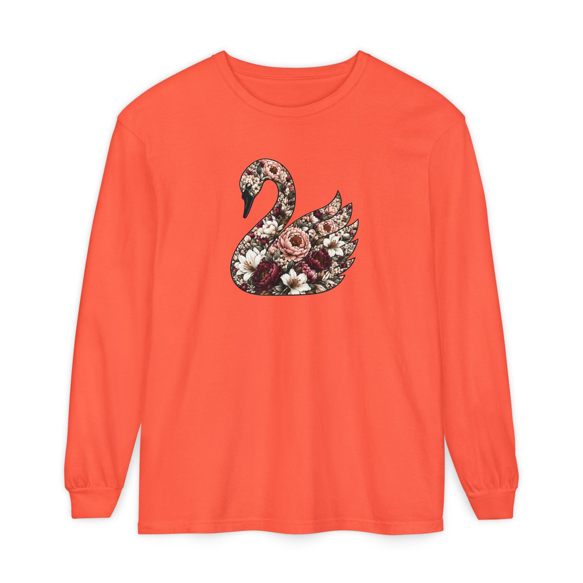 Peony and Plumage Long Sleeve T-Shirt