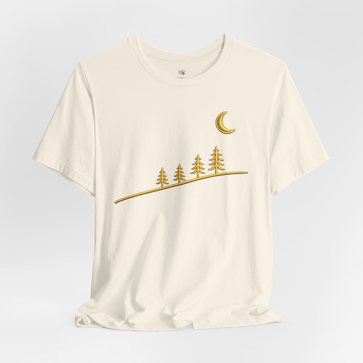 Moonlit Slope Embroidered