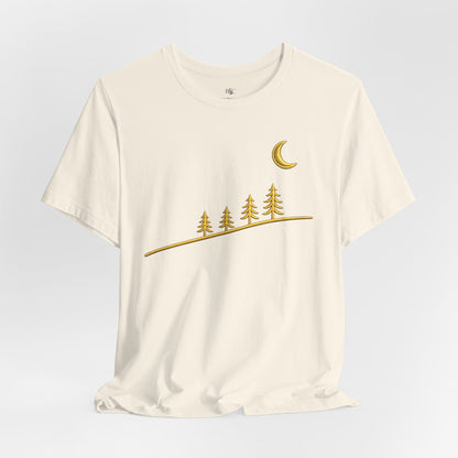 Moonlit Slope Embroidered