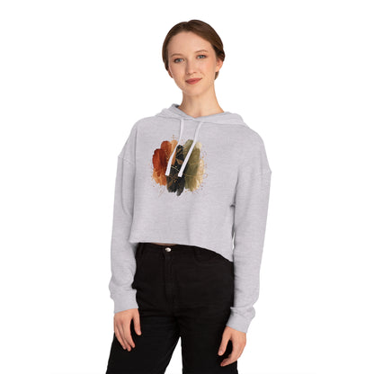 Art of Becoming Cropped Hooded Sweatshirt