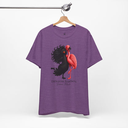 Different Feathers. Same Flock T-Shirt