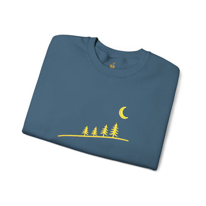 Moonlit Slope Embroidered Sweatshirt