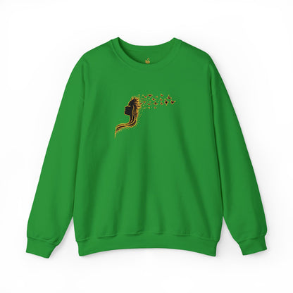 Her Flight Embroidered Sweatshirt