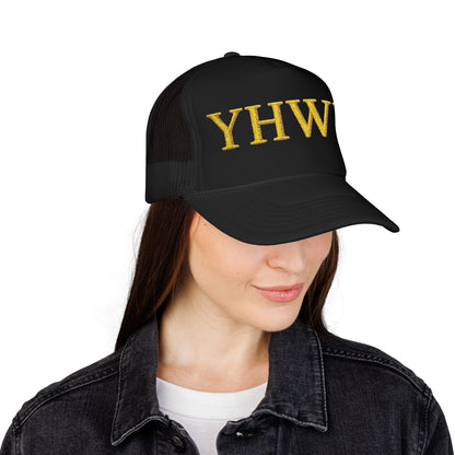 YHWH Embroidered Foam Trucker Hat