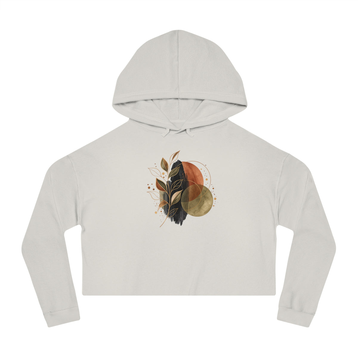 Wildly Grounded Cropped Hooded Sweatshirt