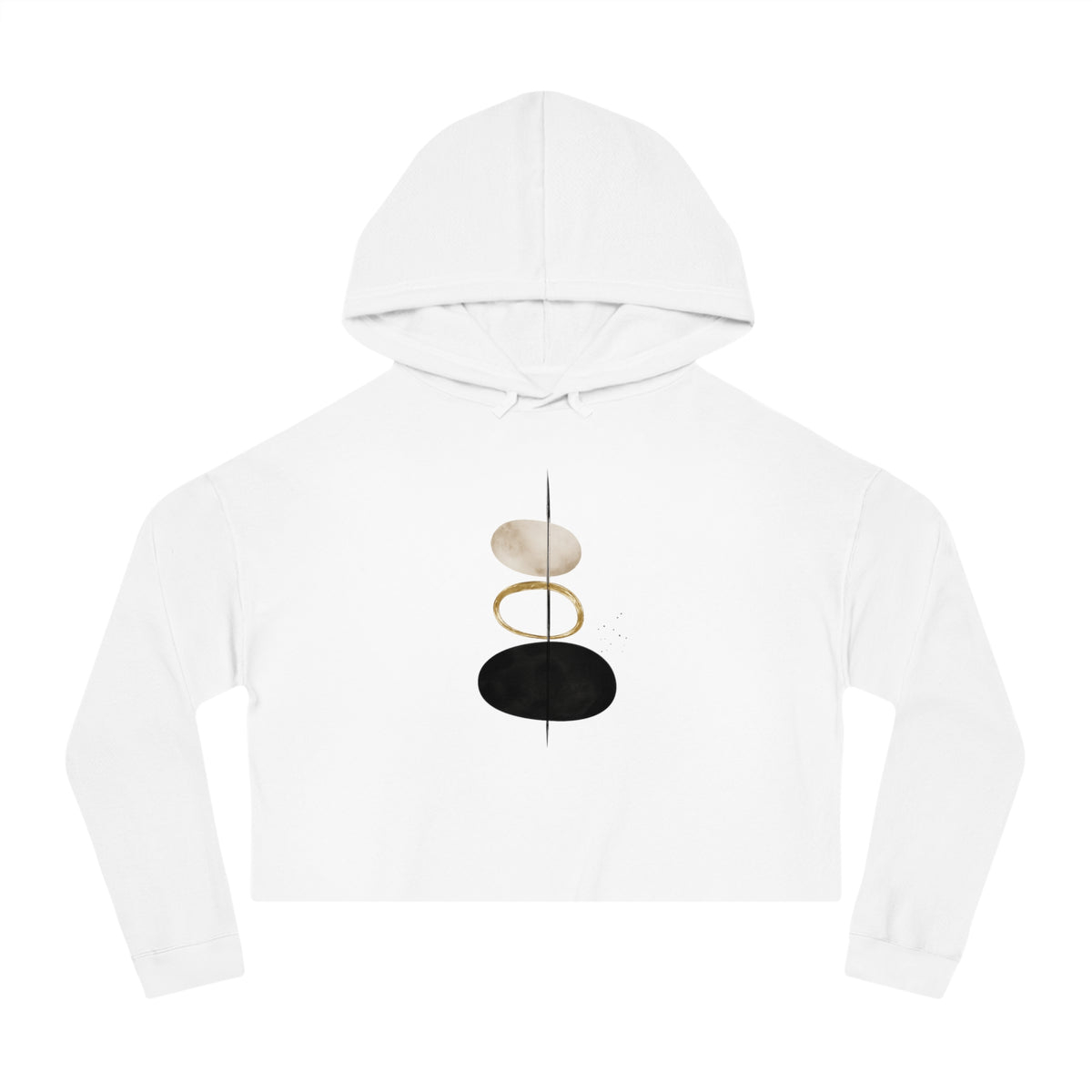 Balance Cropped Hooded Sweatshirt