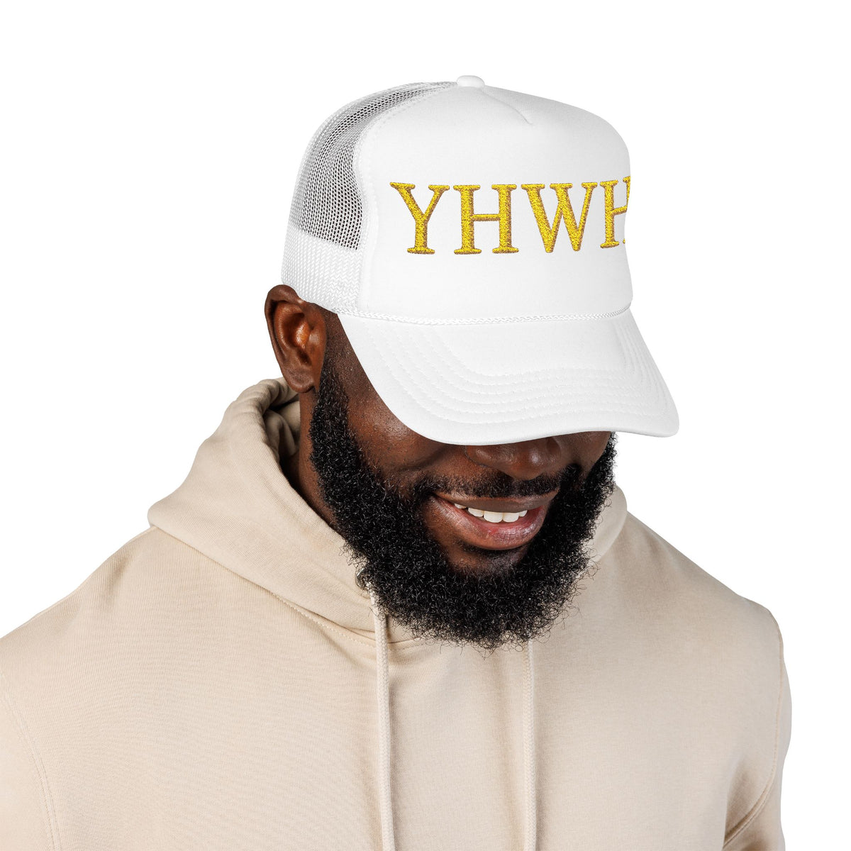 YHWH Embroidered Foam Trucker Hat