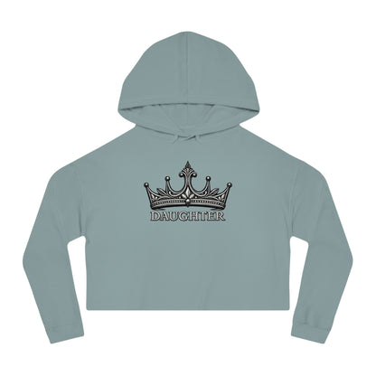 Daughter Crown Cropped Hooded Sweatshirt
