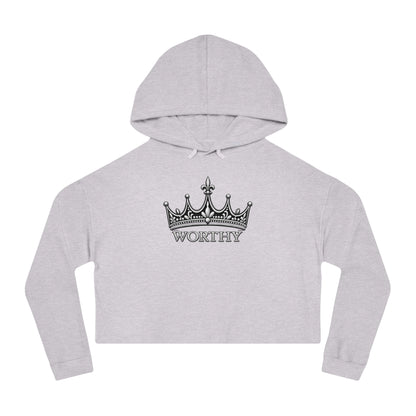 Worthy Cropped Hooded Sweatshirt