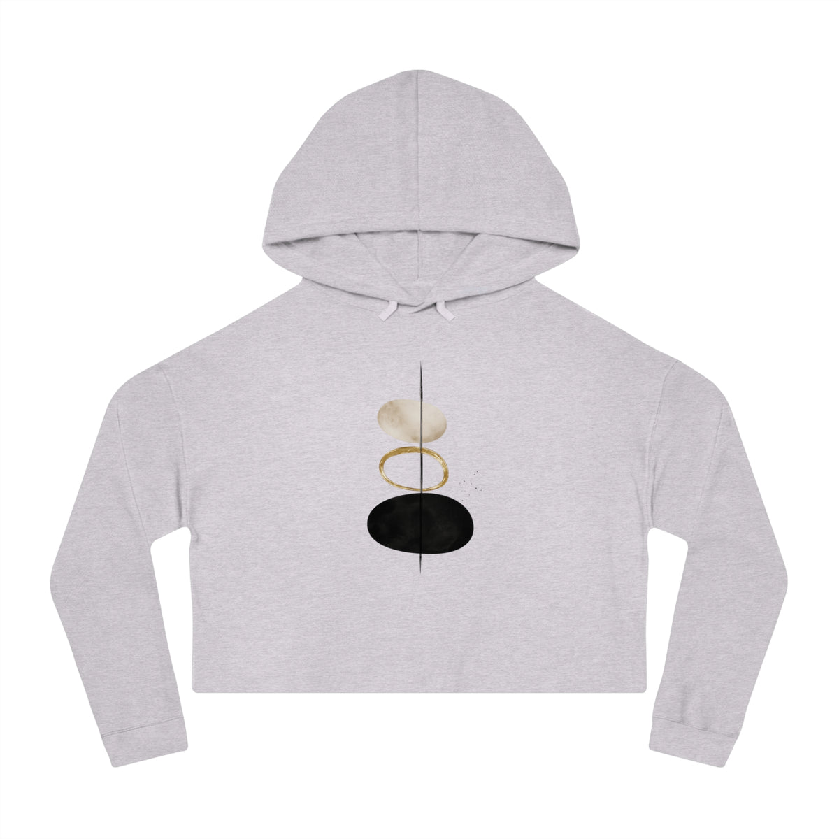 Balance Cropped Hooded Sweatshirt