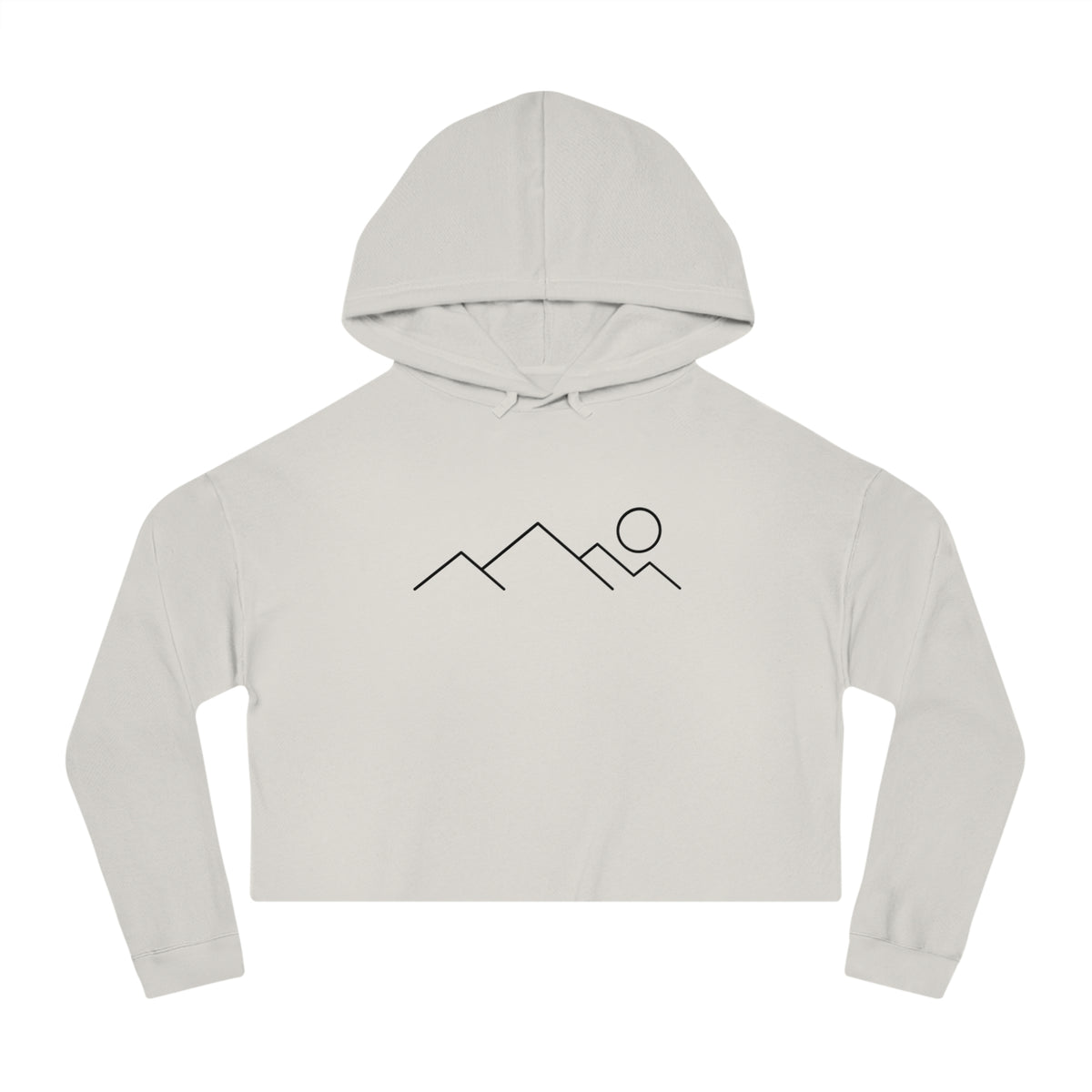 Mountain Majesty Cropped Hooded Sweatshirt