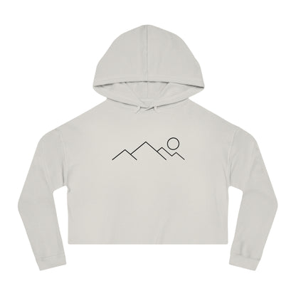 Mountain Majesty Cropped Hooded Sweatshirt