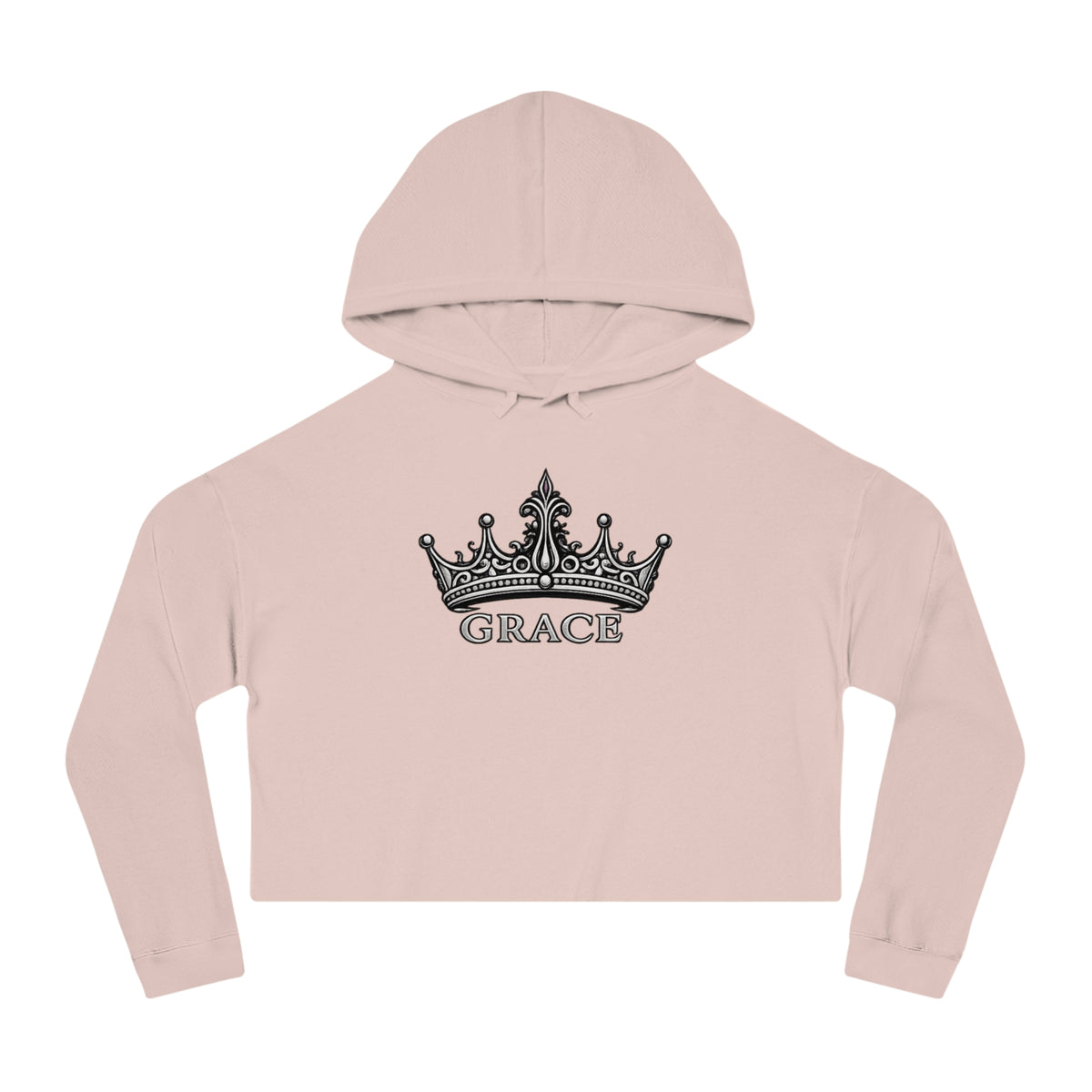 Grace Crown Cropped Hooded Sweatshirt