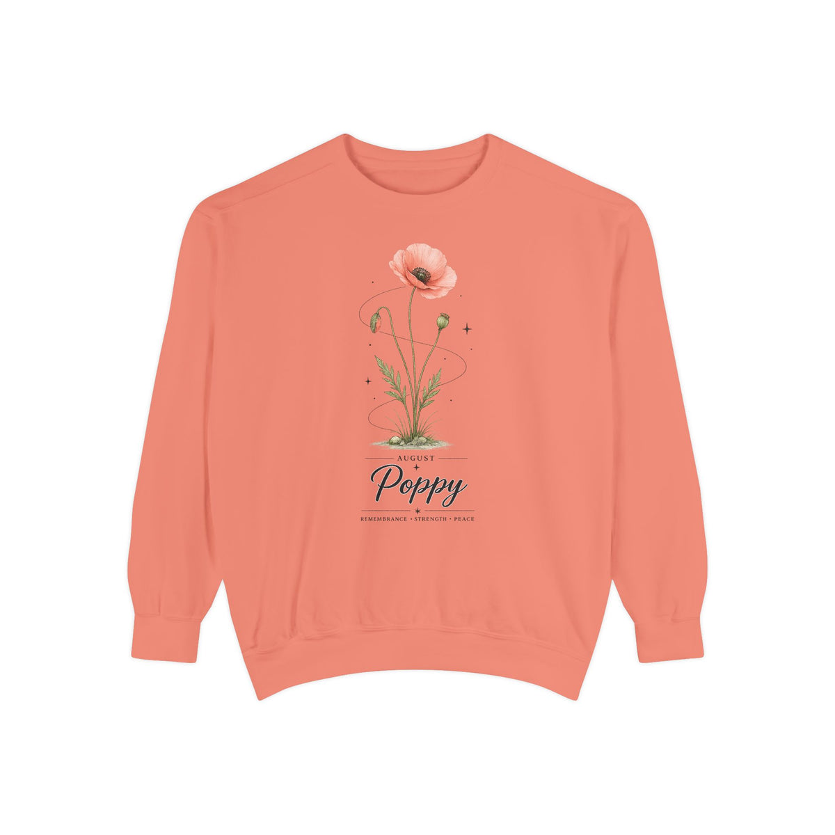 August Birth Flower Sweatshirt