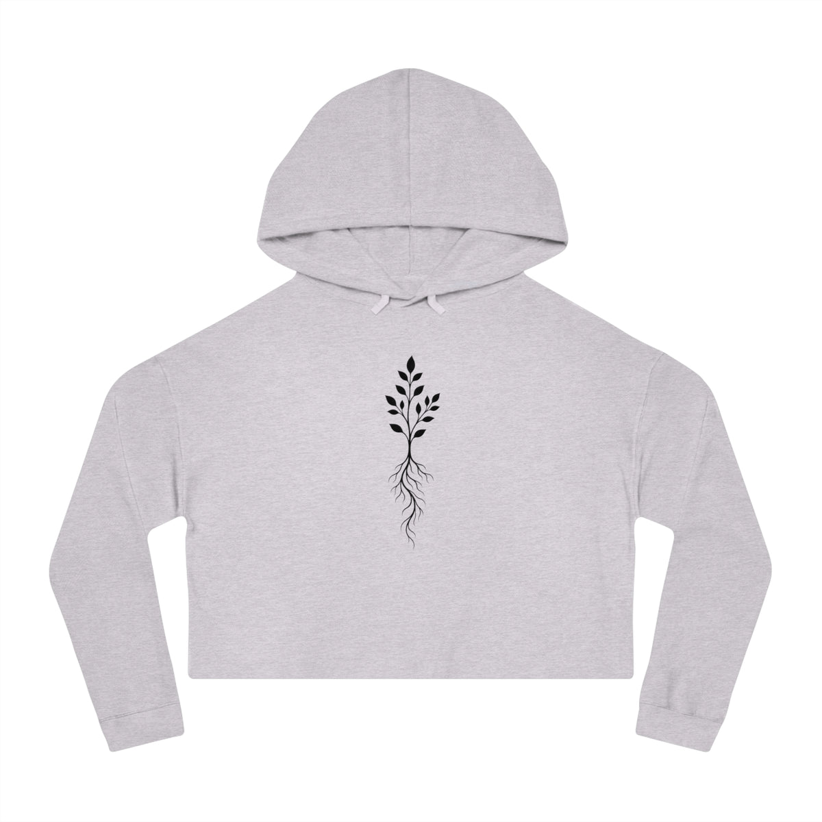 Rooted Grace Cropped Hooded Sweatshirt