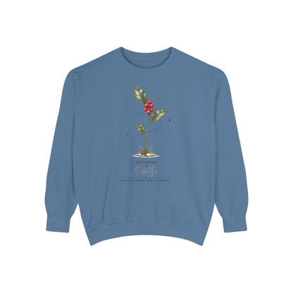 December Birth Flower Sweatshirt