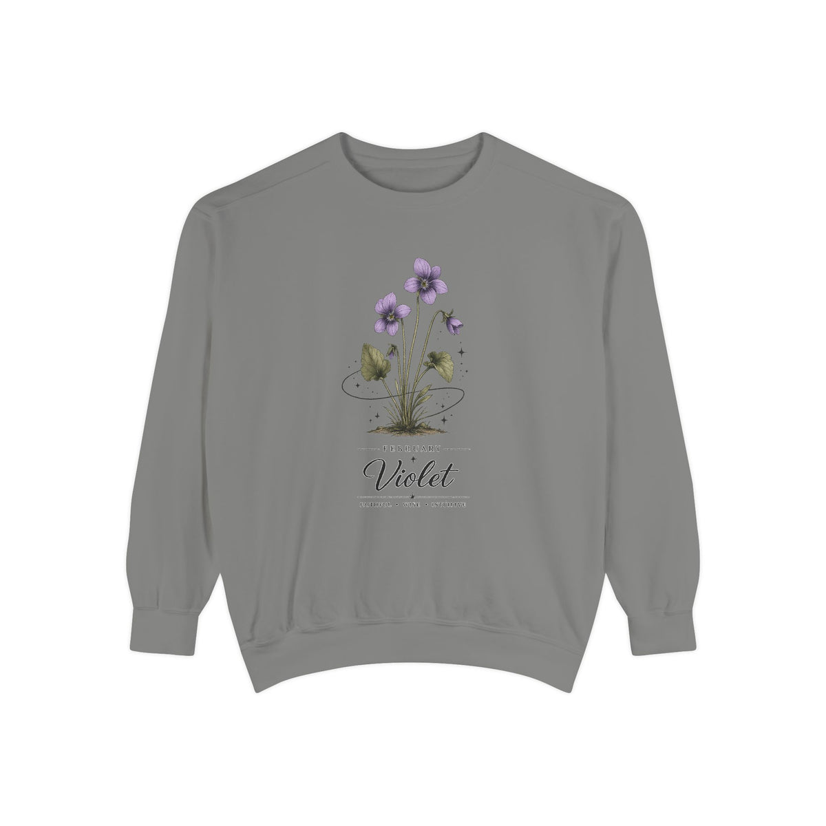 February Birth Flower Sweatshirt