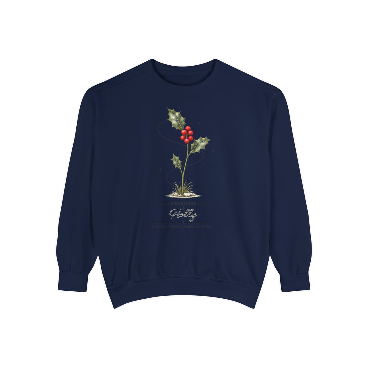 December Birth Flower Sweatshirt