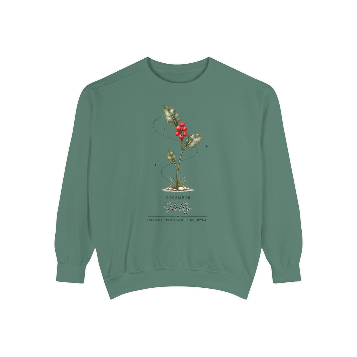 December Birth Flower Sweatshirt