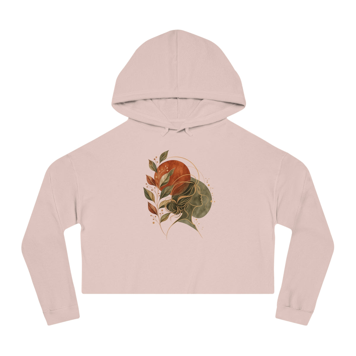 In Her Element Cropped Hooded Sweatshirt