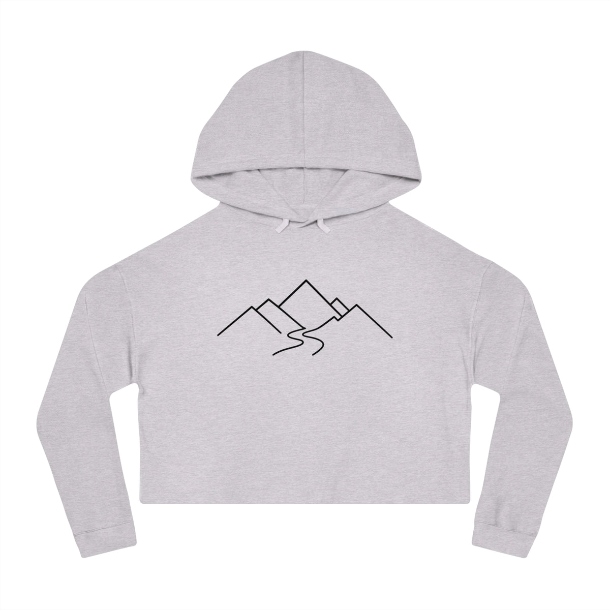 Valley Majesty Cropped Hooded Sweatshirt