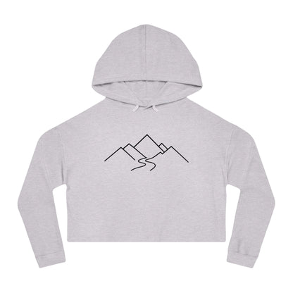 Valley Majesty Cropped Hooded Sweatshirt