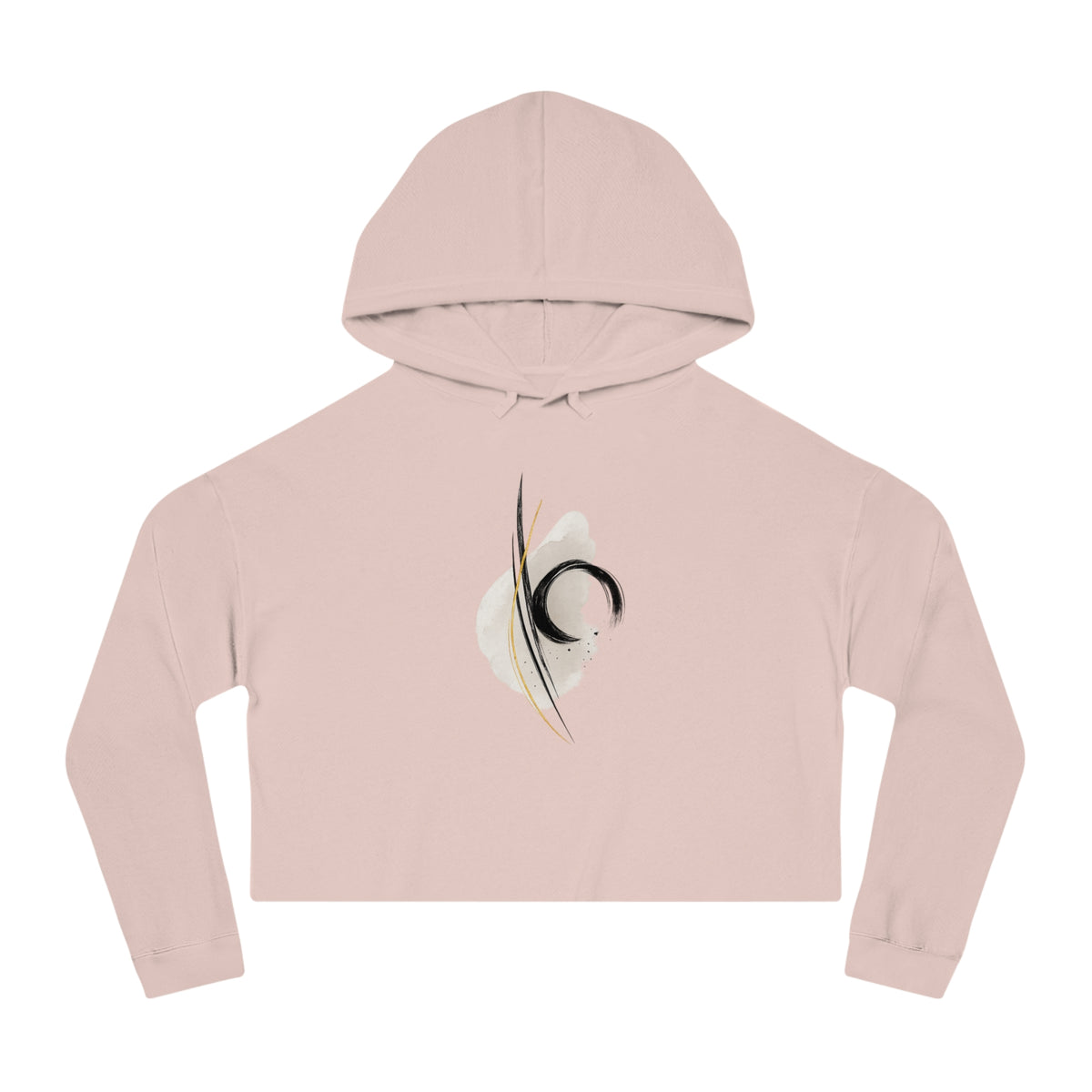 Aligned Cropped Hooded Sweatshirt