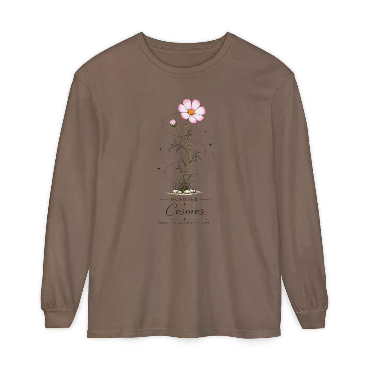 October Birth Flower Long Sleeve T-Shirt