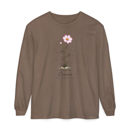October Birth Flower Long Sleeve T-Shirt