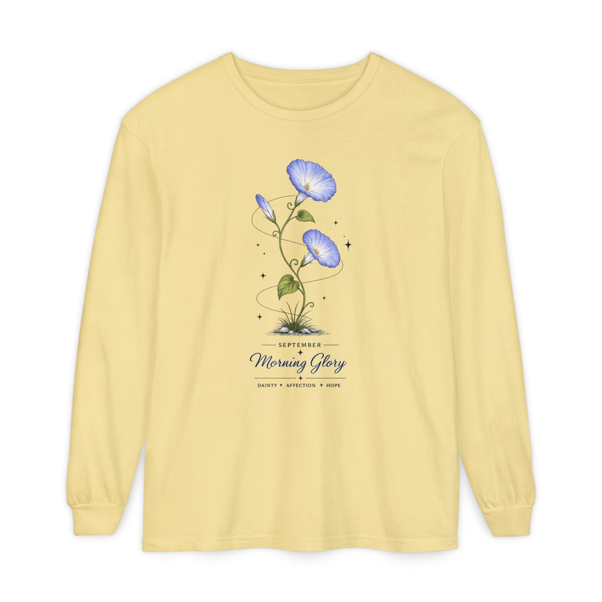 September Birth Flower Long Sleeve T-Shirt