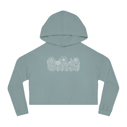 Harvest Garden Cropped Hooded Sweatshirt
