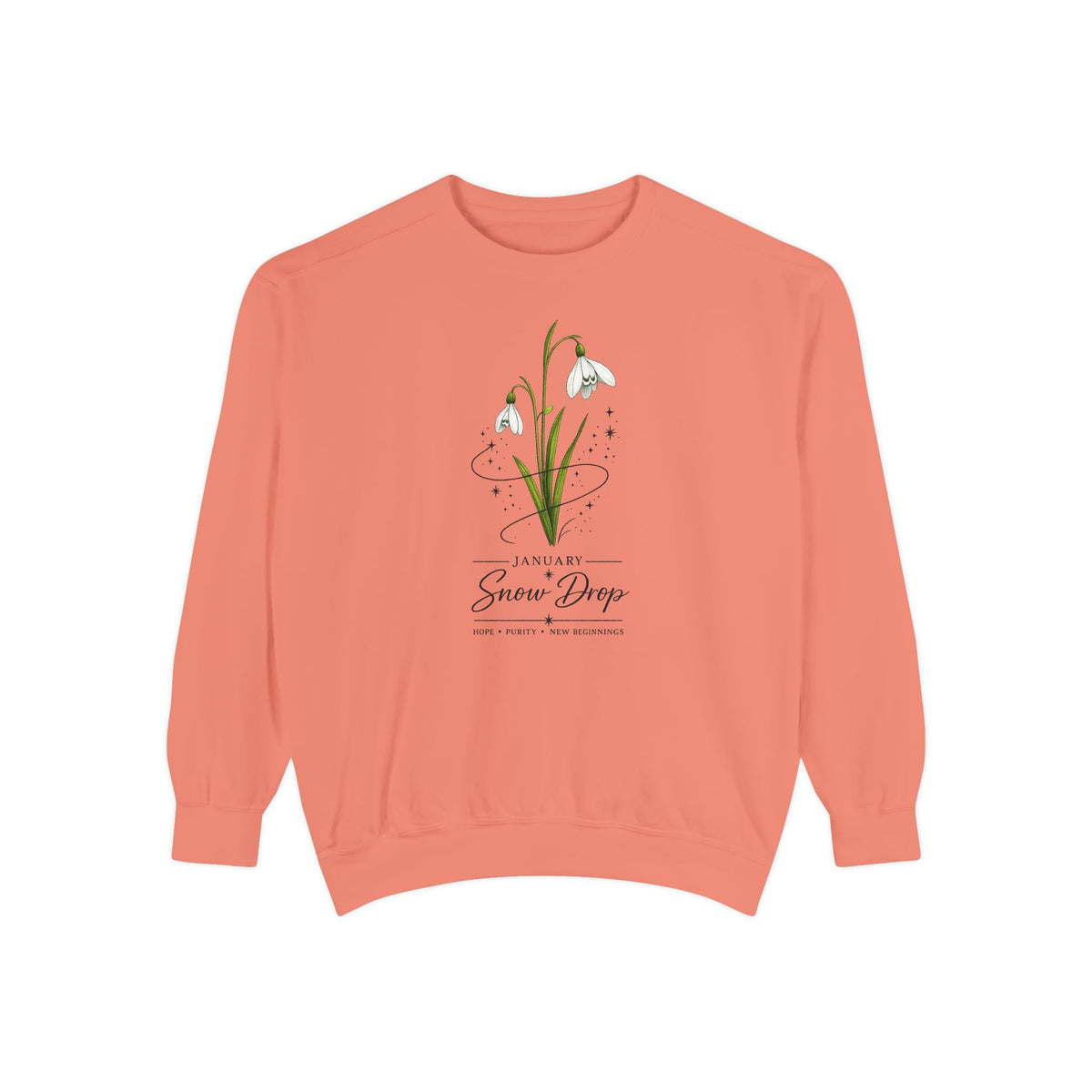 January Birth Flower Sweatshirt