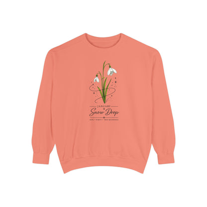 January Birth Flower Sweatshirt