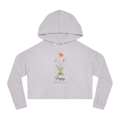 Poppy Cropped Hooded Sweatshirt
