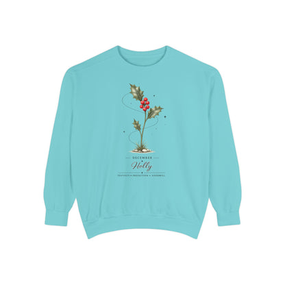 December Birth Flower Sweatshirt