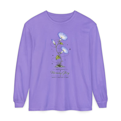 September Birth Flower Long Sleeve T-Shirt
