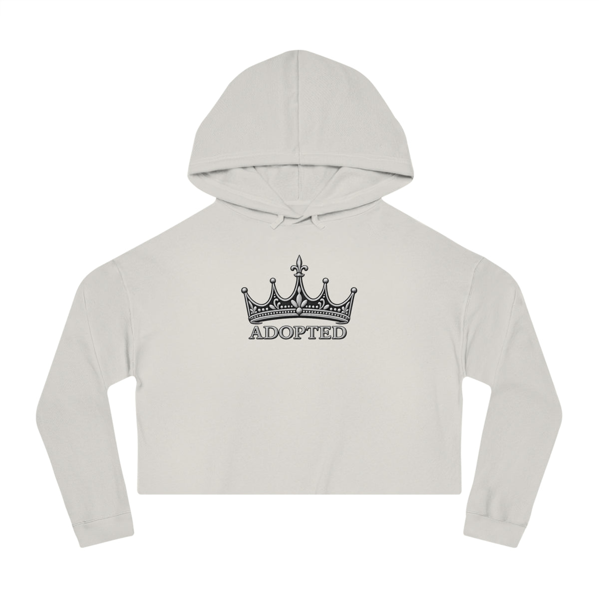 Adopted Crown Cropped Hooded Sweatshirt