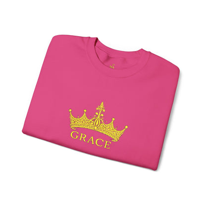 Grace Crown Embroidered Sweatshirt