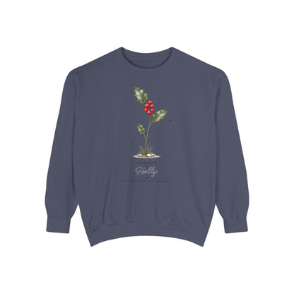 December Birth Flower Sweatshirt