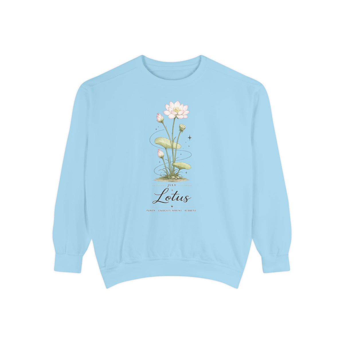 July Birth Flower Sweatshirt