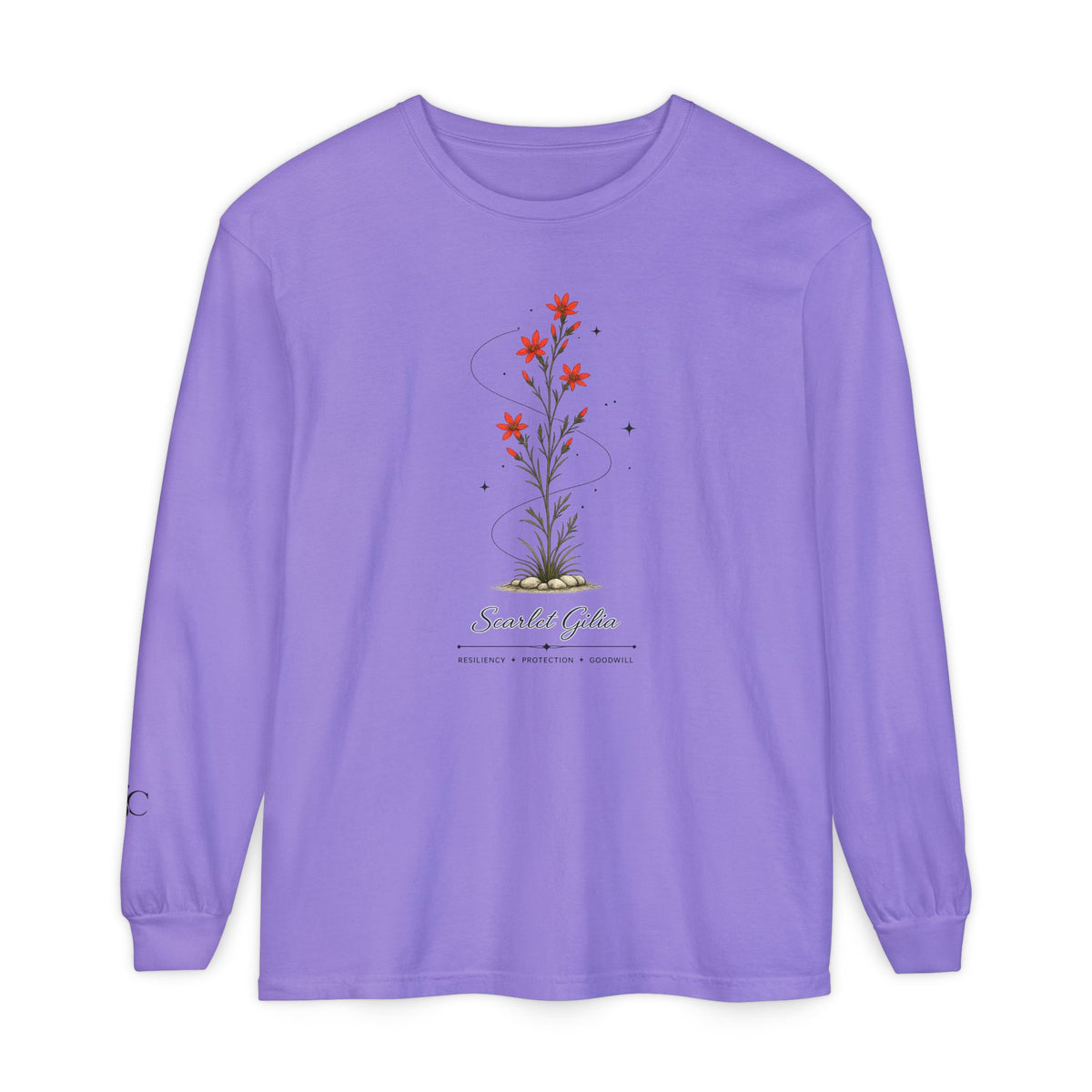 Scarlet Gilia Long Sleeve T-Shirt