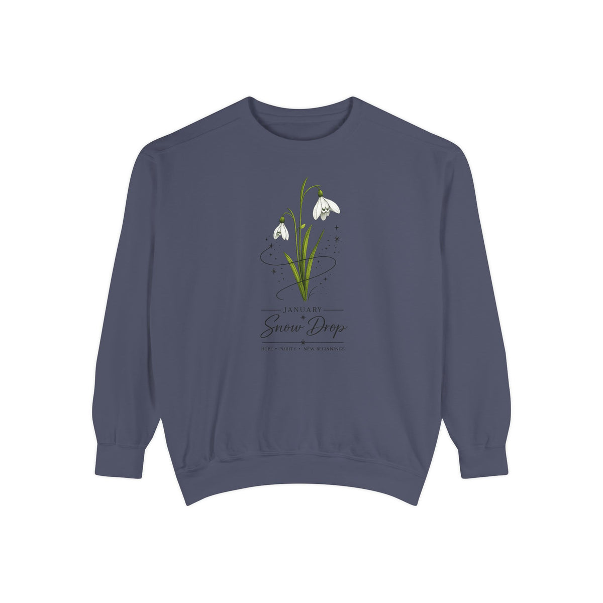 January Birth Flower Sweatshirt