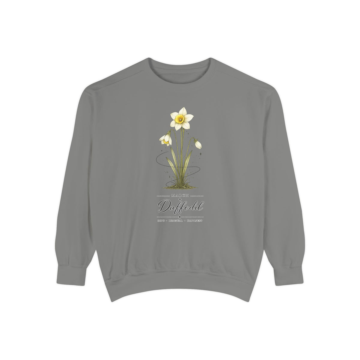 March Birth Flower Sweatshirt