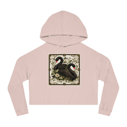 Botanical Flight Cropped Hooded Sweatshirt