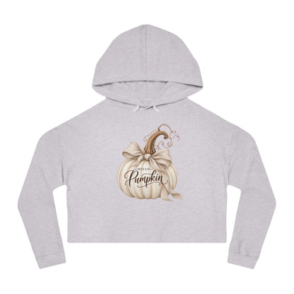 Pumpkin Charm Cropped Hooded Sweatshirt