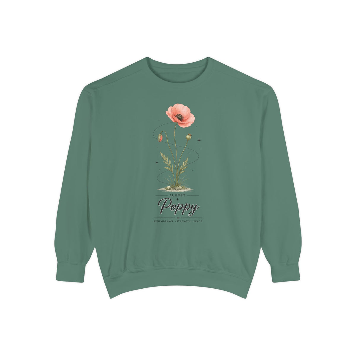 August Birth Flower Sweatshirt