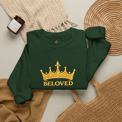 Beloved Crown Embroidered Sweatshirt